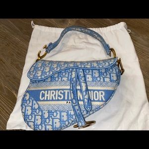 Dior Saddle Bag Blue